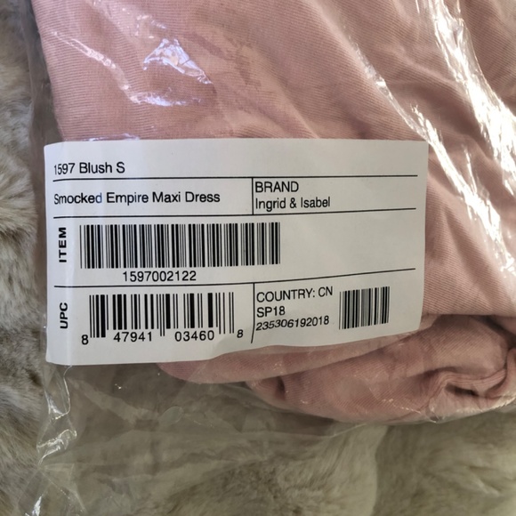 Ingrid & Isabel Smocked Empire Maxi Maternity Dress - Picture 8 of 8